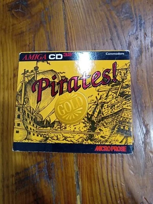 Very Rare Pirates! Gold Micro Prose Commodore Amiga CD 32 Complete With Manual - Image 1 of 4