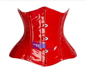 PVC Corset, Underbust Steampunk Corset, Steel Boned Corset, Waist Trainer C06 - Picture 1 of 5