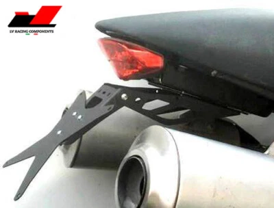 LV RACING Portatarga Ducati Monster 696 796 1100/evo + luce targa+monta frecce originali