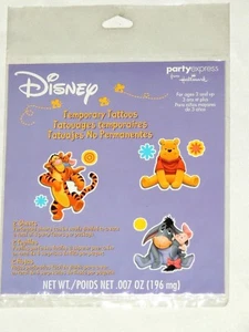 WINNIE THE POOH~1 - PACKAGE WITH 2 SHEETS OF TEMPORARY TATTOOS ,PARTY SUPPLIES - Picture 1 of 1