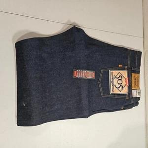 Vintage Herren Levi 505 normale Passform orangefarbenes Etikett hergestellt in den USA neu mit Etikett 46 x 32 - Bild 1 von 13