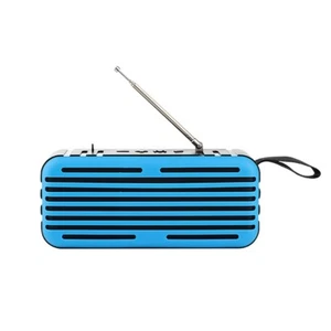 Altavoz solar inalámbrico portátil bajo estéreo USB TF FM con luz 1200mah - Imagen 1 de 15