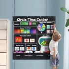 Circle Time Education Center Pocket Chart Weather Learning Turnable for