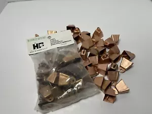 2 Bags of 36x Vtg Bronze 3/4” metal cow jingle craft DIY CHARM MUM Bells holiday - Picture 1 of 5