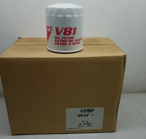 V81BP Group 7 Automotive Spin On Oil Filters Quantity 12 Filters V81 S06H18 - Picture 1 of 3