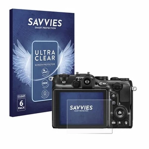 6x Folie für Nikon Coolpix P7100 Schutzfolie Displayschutz Display Schutz Klar - Bild 1 von 11
