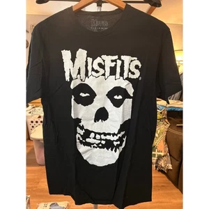 Camiseta Misfits Para Hombres Negra Gráfica Banda Camiseta Calavera Horror Punk Rock - Imagen 1 de 3