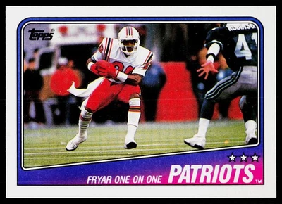 Patriots Team Leaders - Irving Fryar, 1988 Topps, #175, New England Patriots, - Image 1 of 2