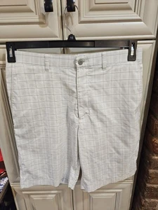 PGA Tour Shorts Erwachsene 32 weiß/grau leicht Golf Performance Outdoor Herren - Bild 1 von 11