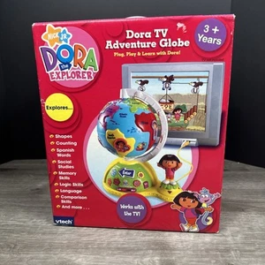 VTech Dora The Explorer TV Adventure Globe Plug N Play Game - Picture 1 of 10
