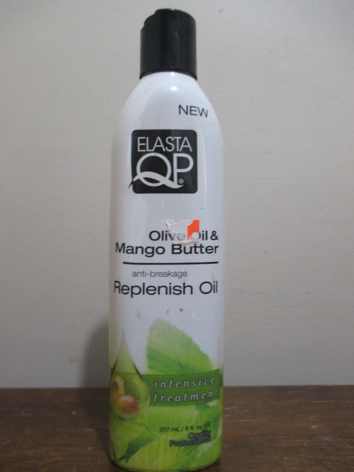 ACEITE DE REPOSICIÓN DE MANTEQUILLA DE MANGO Y ACEITE DE OLIVA ELASTA QP 8 fl oz Foto 1 de 1