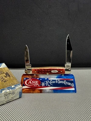 2008 Case XX Pocket Worn Old Red Half Whittler Na Caixa! - Imagem 1 de 4