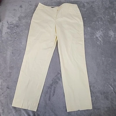 Brooks Brothers Pants Womens 14 Yellow Workwear Dress Slack Classicore Preppy  - Image 1 of 4