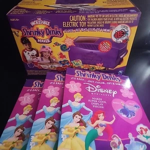 The Incredible Shrinky Dinks Maker Big Time Toys Unopened Box W/3 Disney Sheets - Picture 1 of 11
