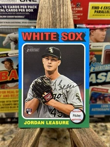 2024 Topps Heritage High Number SP #716 Jordan Leasure Chicago White Sox RC - Foto 1 di 2