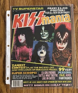 KISS Mania Magazine Cover with other band photos - Picture 1 of 2