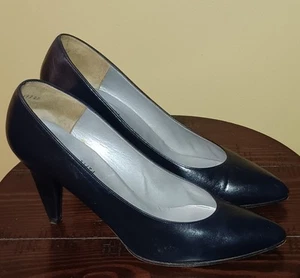 Vintage Rare 1970's-1980's Charles Jourdan Paris High Heels Fit Like A Size 9 - Picture 1 of 5