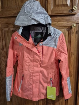 Jupa Girl’s sz 12, Dridux Thermadux Ski Snowboard Winter Coat Jacket Peach/Gray - Image 1 of 4