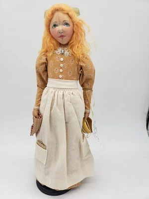 Ellyn Voss Cloth Doll EMILY 18" likely OOAK 2000 - Image 1 of 4