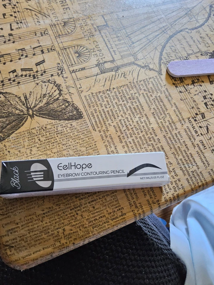 Eyebrow Contouring Pencil Waterproof Microblading Precise Fork Tip Brush - Image 1 of 1