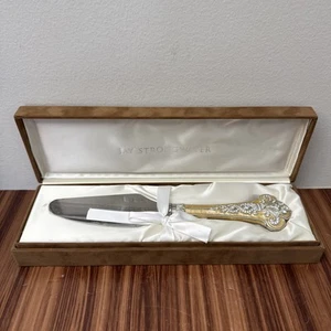 Jay Strongwater "Vivienne Duchess" coltello da torta persiano pergamena - Foto 1 di 12