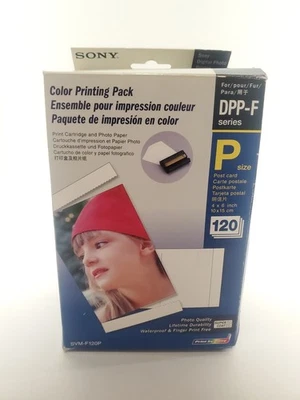 Sony SVM-F120P 4"x6" Color Print Paper - Pack of 120 See Photos - Image 1 of 4