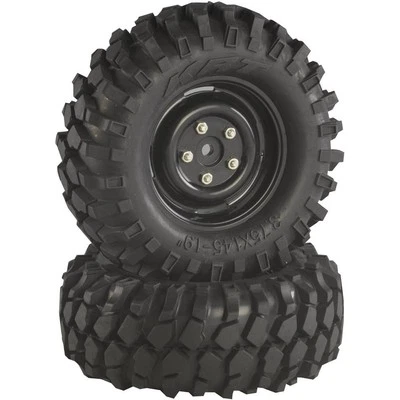Roues complètes 1:10 Absima 2500031 Offroad V Block Crawler noir 2 pc(s) - Photo 1/2