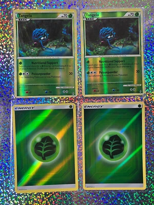 2011 Pokemon TCG Call of Legends Reverse Holo 72/95 Tangela x2 - Image 1 of 4