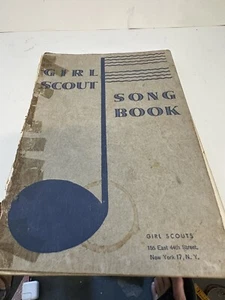Girl Scout Song Book 1929 Revised Edited by George Newell Softcover Antique - Imagen 1 de 7