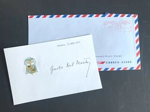 GUIDO DEL MESTRI (†1993) Kardinal/cardinal signed signiertes Konvolut von 1971 - Imagen 1 de 1