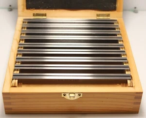 PB151-2 (ECO) | PARALLELER SET Maschinist Fräser | 9x2 Stck. 4 mm dick 10-42 L=160 - Bild 1 von 1