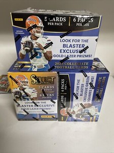 2023 Panini Select Draft Picks Football 30 Card Blaster Box NEW Sealed Three Box