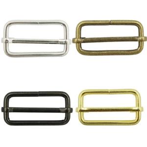 19 25 38 50mm 3/4" 1" 1.5" 2" Triglides Slide Buckle For Webbing Belt Purse Hook - Picture 1 of 6