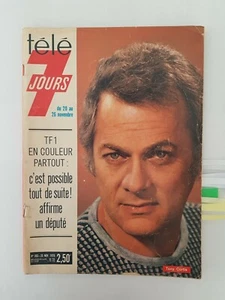 TELE 7 JOURS N°860 20/11/1976 TONY CURTIS CZIFFRA CLARK CHARLEBOIS R.SCHNEIDER - Picture 1 of 12