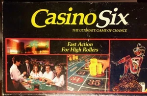 Vintage 1989 Casino Six The Ultimate Game Of Chance Fast Action For High... - Picture 1 of 3