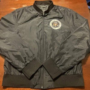 Members Only Seal Of The President Jacket Mens Navy Blue XL Good Condition - Picture 1 of 10