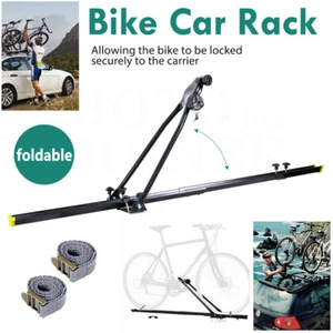 Bike Car Roof Carrier Rack Top Rail Mount Stand Bicycle Frame Holder Truck Iron - Picture 1 of 12
