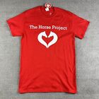 The Horse Project Charity Red T Shirt Size Medium