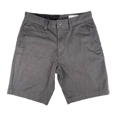 Volcom Shorts Men’s 30 Gray Chino True To This Stretch Beach Hiking Casual Work - Image 1 of 4