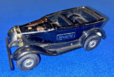 Tiny Tonka Cars Rat-A-Tat-Tat No. Coche gángster negro modelo A Ford sedán 434 1970 Foto 1 de 4