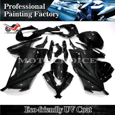 Fairing Kit + Tank Cover For Kawasaki Ninja 300 2013-2017 Carbon Fiber Painted - Image 1 of 4