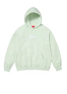 Supreme Box Logo Hooded Sweatshirt Light Green FW23SW56 Size XL Extra Large - Picture 1 of 2