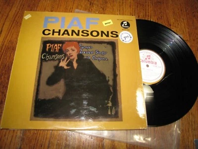 EDITH PIAF - CHANSONS - COLUMBIA RECORDS IMPORT LP SCXW 7606 - Imagem 1 de 2