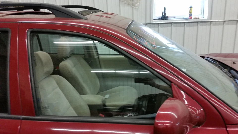 Hyundai Santa Fe 2005 pasajero puerta delantera derecha ventana de vidrio solamente Foto 1 de 1