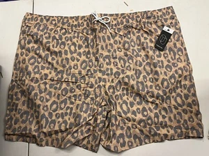 Target Leopard Print Big And Tall Swim Trunks 3XL - Picture 1 of 3