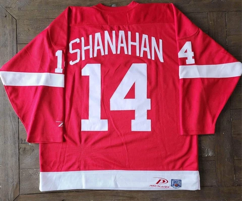 Vintage Pro Player Red Wings Brendan Shanahan #14 Official NHL Jersey Adult XL Cover