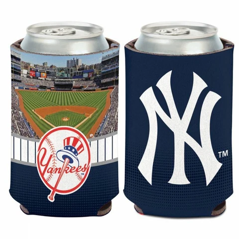 NEW YORK YANKEES STADIUM 2 SIDED CAN COOLER/KOOZIE NEW AND LICENSED Cover