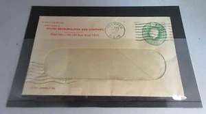 1935 SOBRE EN RELIEVE KING GEORGE V MEDIO CENTAVO USADO EN SOPORTE FRONTAL TRANSPARENTE - Imagen 1 de 4