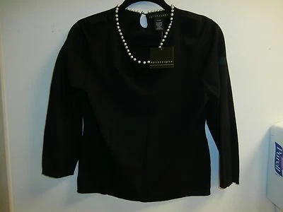 SUÉTER APÓSTROFO ESCOTE REDONDO PERLAS GRANDES 14-16 MUJER  Foto 1 de 4