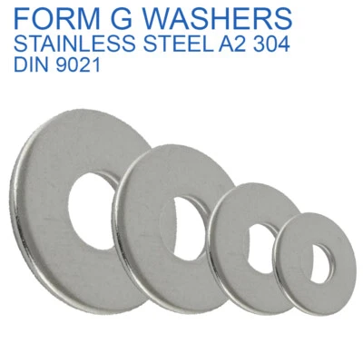A2Z FAST FORM G THICK WASHERS STAINLESS STEEL M2 M3 M4 M5 M6 M8 M10 M12 M14 M16 M18 M20